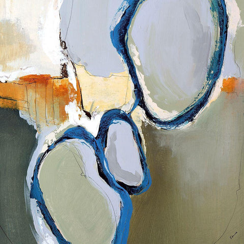 True Match II Black Modern Wood Framed Art Print with Double Matting by Edmunds, Sydney