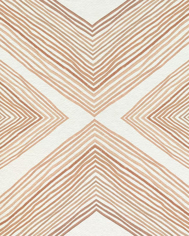 Diametric Clementine I Black Ornate Wood Framed Art Print with Double Matting by Caroline, Emma