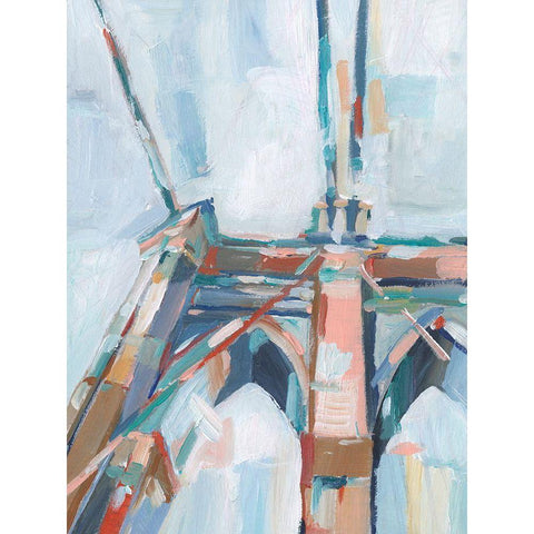 Big City Colors I White Modern Wood Framed Art Print by Harper, Ethan