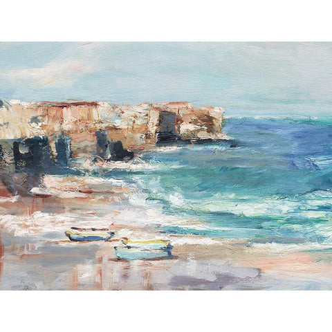 Sea Cliff Study I Black Modern Wood Framed Art Print by Harper, Ethan