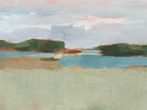 High Noon Vista Study I Black Ornate Wood Framed Art Print with Double Matting by Harper, Ethan