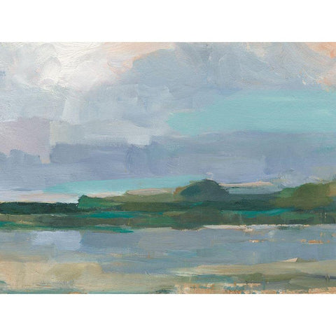 Twilight Vista Study I Black Modern Wood Framed Art Print with Double Matting by Harper, Ethan