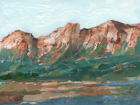 Heading West I Black Ornate Wood Framed Art Print with Double Matting by Harper, Ethan