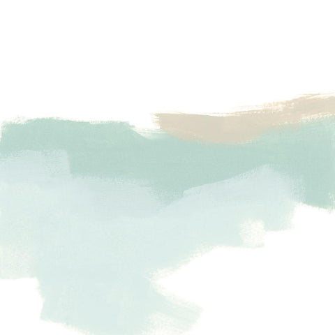 Minimal Mist III White Modern Wood Framed Art Print by Vess, June Erica