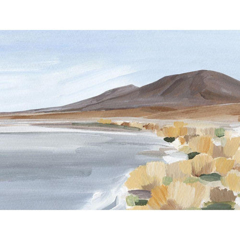 Desert Oasis Study I Black Modern Wood Framed Art Print by Warren, Annie