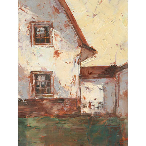 Sunlit Barn I Gold Ornate Wood Framed Art Print with Double Matting by Harper, Ethan