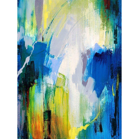 Sun Kissed I Black Modern Wood Framed Art Print with Double Matting by Edmunds, Sydney