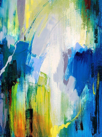 Sun Kissed I White Modern Wood Framed Art Print with Double Matting by Edmunds, Sydney