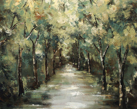 Summers Light White Modern Wood Framed Art Print with Double Matting by Edmunds, Sydney