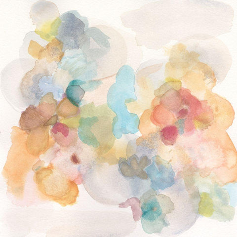 Soft Bloom I White Modern Wood Framed Art Print by Fuchs, Jodi