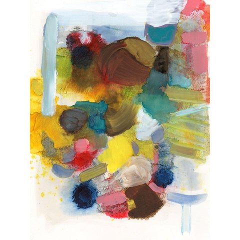 Everything at Once I Black Modern Wood Framed Art Print by Fuchs, Jodi