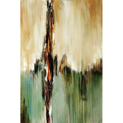 Duet I White Modern Wood Framed Art Print by Edmunds, Sydney