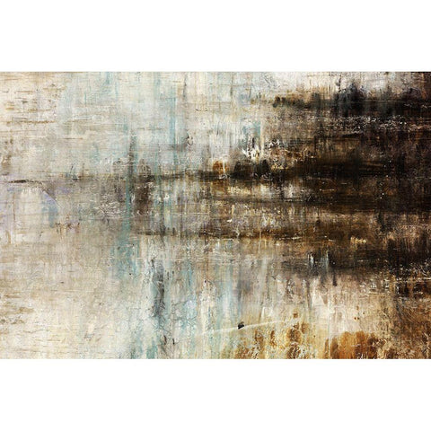 Frequency Black Modern Wood Framed Art Print with Double Matting by Henry, Alexys