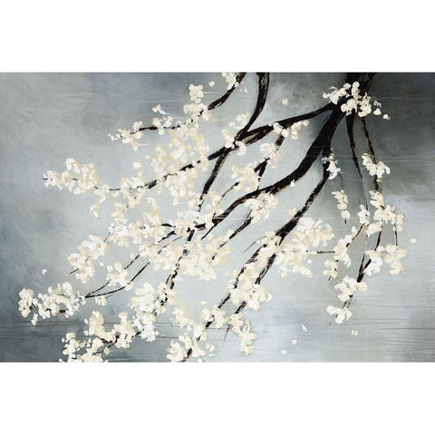 Cherry Tree Black Modern Wood Framed Art Print with Double Matting by Taylor, Kari