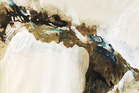 Deep Sediment Black Ornate Wood Framed Art Print with Double Matting by Taylor, Kari