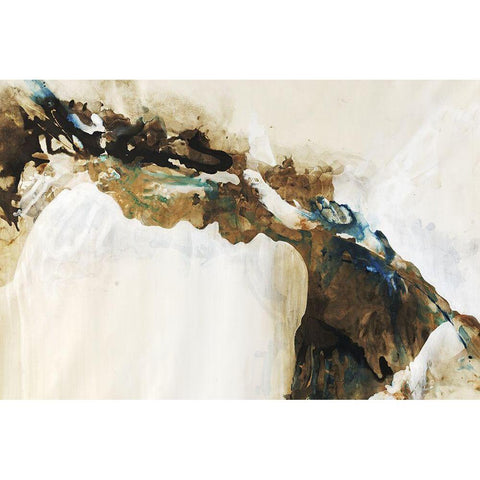 Deep Sediment White Modern Wood Framed Art Print by Taylor, Kari