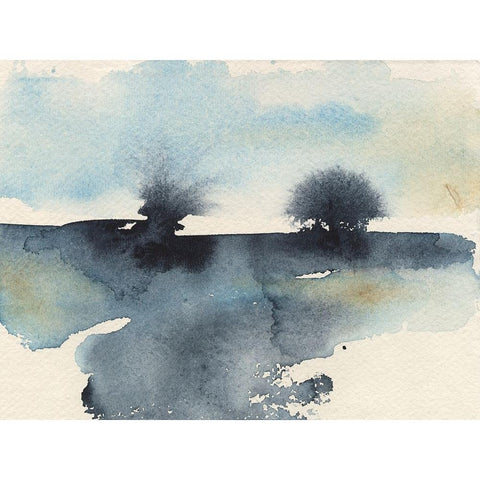 Upheval I White Modern Wood Framed Art Print by Moore, Regina