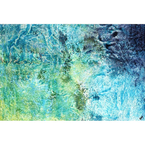 Little Ocean White Modern Wood Framed Art Print by Estes, Tyson