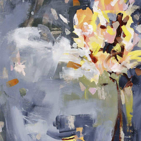 Trixie I White Modern Wood Framed Art Print by Maas, Jodi