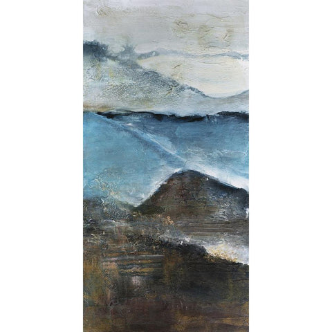 Ancient View I White Modern Wood Framed Art Print by Bramma, Lila