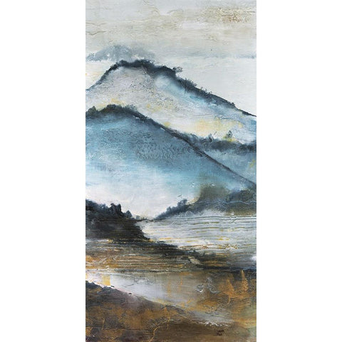 Ancient View II Black Modern Wood Framed Art Print by Bramma, Lila