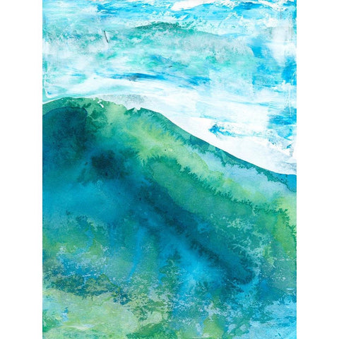 New Air I Black Modern Wood Framed Art Print by Kaelber, Renee