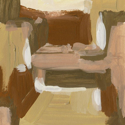 Yellow Dawn I White Modern Wood Framed Art Print by Wang, Melissa