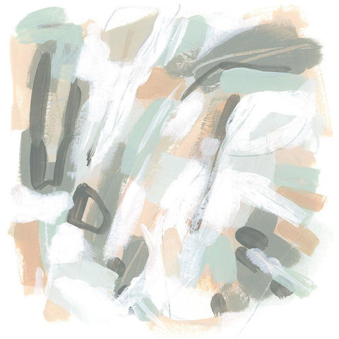 Riff Time III Black Modern Wood Framed Art Print with Double Matting by Vess, June Erica