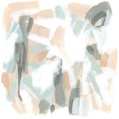 Riff Time IV White Modern Wood Framed Art Print by Vess, June Erica