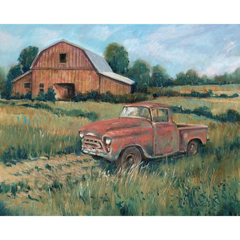 Rusting Away I White Modern Wood Framed Art Print by OToole, Tim