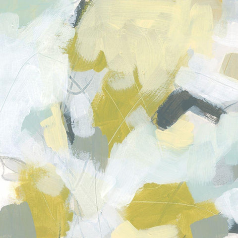 Greenlit III Black Modern Wood Framed Art Print by Vess, June Erica