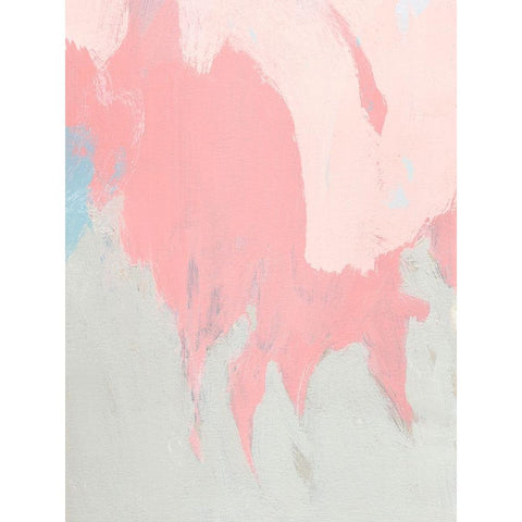 Blushing Abstract II Gold Ornate Wood Framed Art Print with Double Matting by Green, Jacob