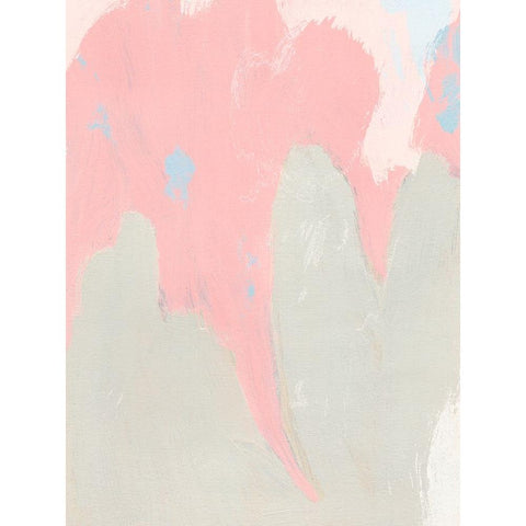 Blushing Abstract IV Gold Ornate Wood Framed Art Print with Double Matting by Green, Jacob