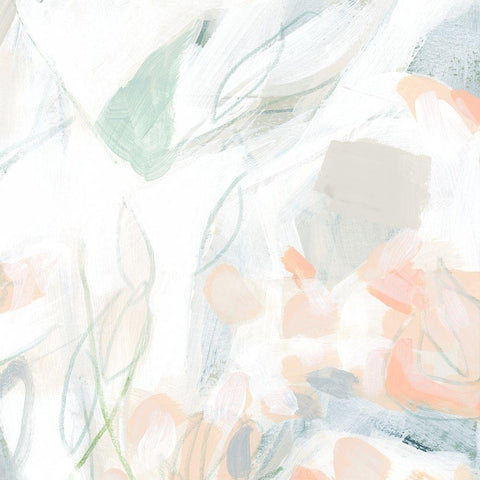 Granite Biome IV Black Modern Wood Framed Art Print with Double Matting by Vess, June Erica