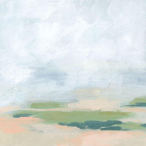 Mediterranean Sands I Gold Ornate Wood Framed Art Print with Double Matting by Vess, June Erica