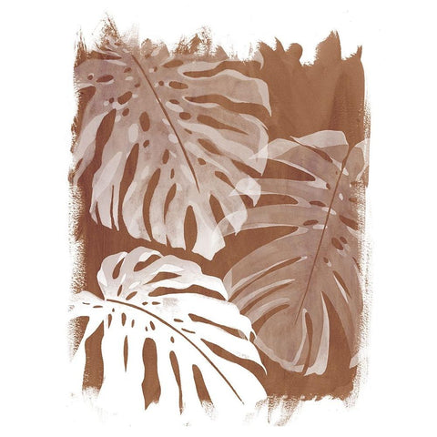 Sienna Shadows I Gold Ornate Wood Framed Art Print with Double Matting by Popp, Grace