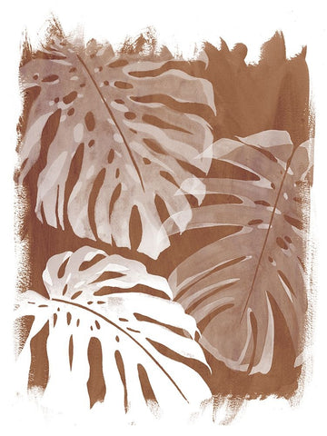 Sienna Shadows I Black Ornate Wood Framed Art Print with Double Matting by Popp, Grace