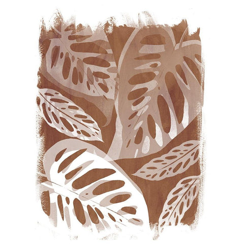 Sienna Shadows III White Modern Wood Framed Art Print by Popp, Grace