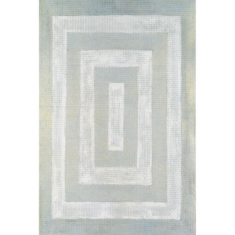 Inner Hall I Black Modern Wood Framed Art Print by Lam, Vanna