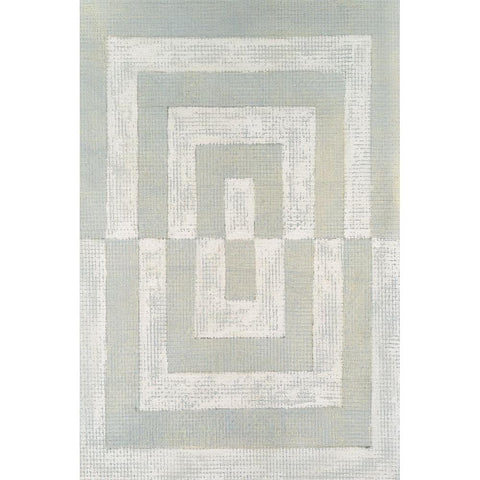 Inner Hall II White Modern Wood Framed Art Print by Lam, Vanna