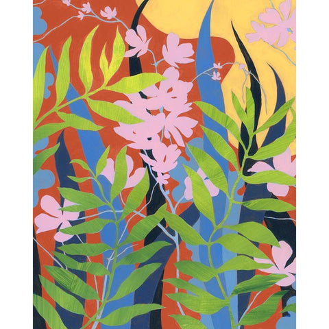 Bold Bright And Wild I Black Modern Wood Framed Art Print with Double Matting by Popp, Grace