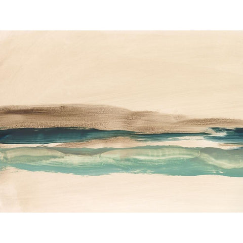 Layered Horizon I Gold Ornate Wood Framed Art Print with Double Matting by Harper, Ethan