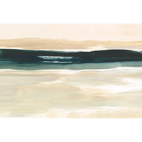 Sand And Sea II Gold Ornate Wood Framed Art Print with Double Matting by Harper, Ethan