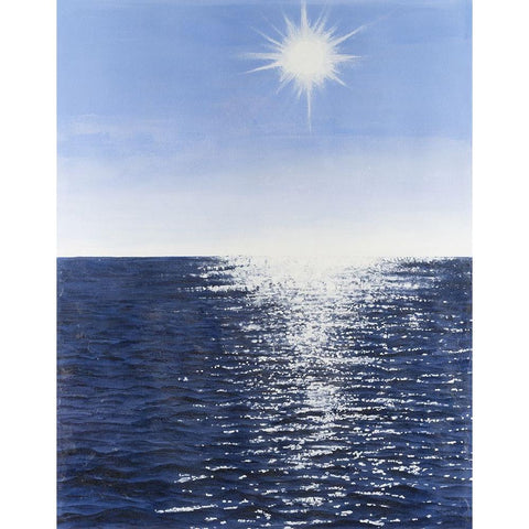 Solar Glitter II Gold Ornate Wood Framed Art Print with Double Matting by Willett, Michael