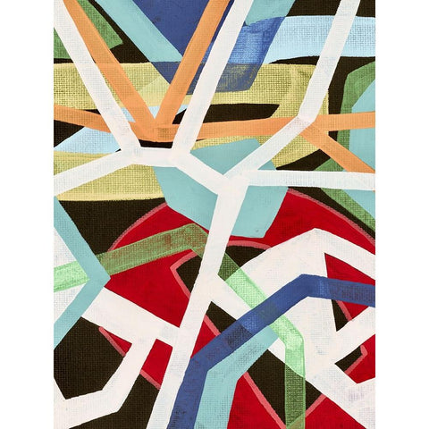 Magnetic Color II White Modern Wood Framed Art Print by Galapon, Nikki