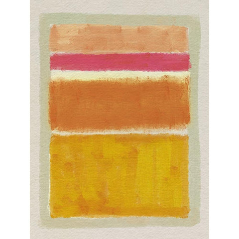 Rothko Inspired Tonescape I Black Modern Wood Framed Art Print with Double Matting by Barnes, Victoria