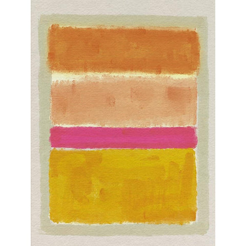 Rothko Inspired Tonescape II Black Modern Wood Framed Art Print with Double Matting by Barnes, Victoria