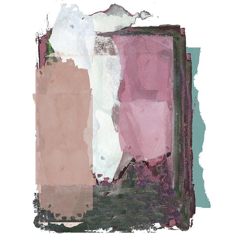 Brights Soft Wash II Gold Ornate Wood Framed Art Print with Double Matting by Cartissi