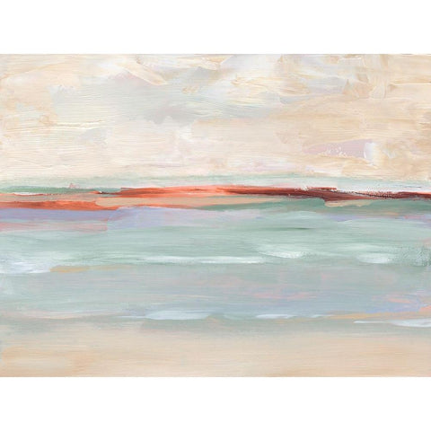 Sienna Horizon I Black Modern Wood Framed Art Print with Double Matting by Harper, Ethan