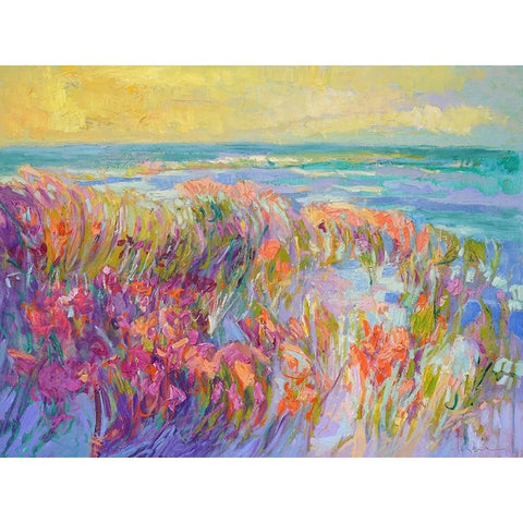 Summer Sanctuary Black Modern Wood Framed Art Print by Fagan, Dorothy